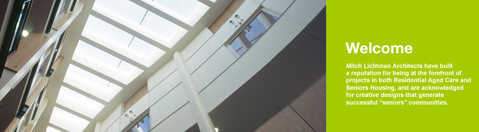 Interior Atrium Aged Care Architectural Project